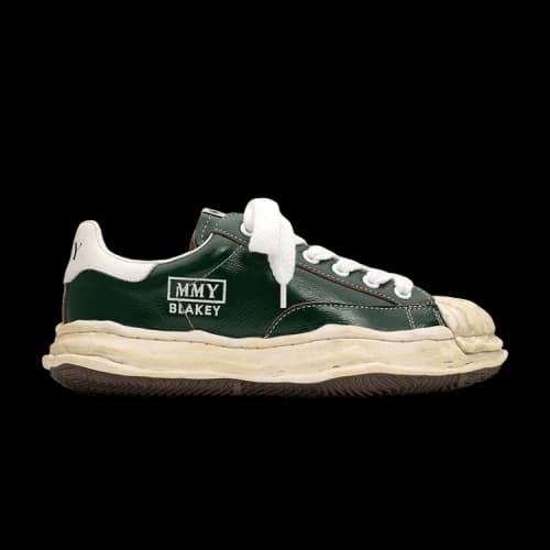 Maison Mihara Yasuhiro Blakey OG Sole Wrinkled Leather Low Green