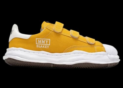 Maison Mihara Yasuhiro Blakey OG Sole Canvas Low Velcro Yellow