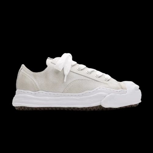 Maison Mihara Yasuhiro Hank OG Sole Brushed Shrink Leather Low White