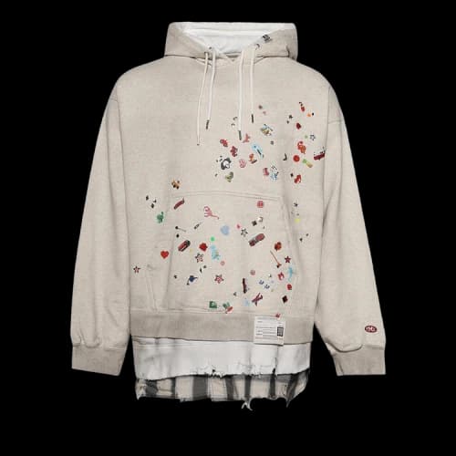 Maison Mihara Yasuhiro Triple Layered Hoodie 'White'