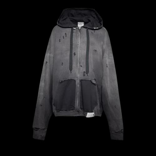 Maison Mihara Yasuhiro Sun Faded Huge Parka 'Black'