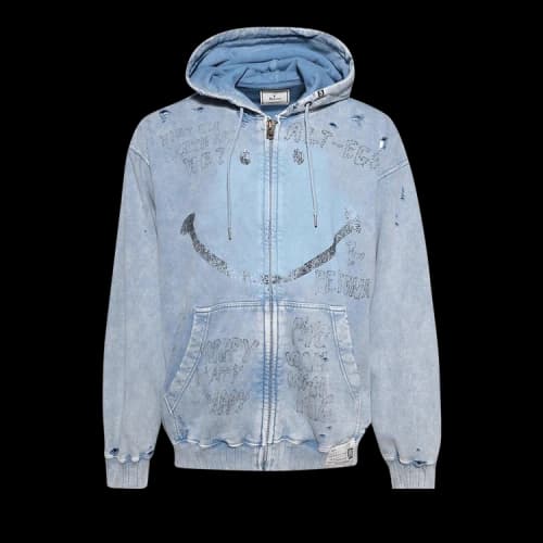 Maison Mihara Yasuhiro Bleached Parka 'Blue'