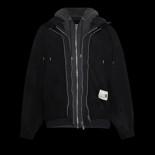Maison Mihara Yasuhiro Triple Layered Parka 'Black'