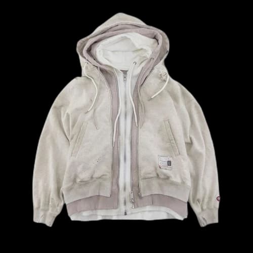 Maison Mihara Yasuhiro Triple Layered Parka 'White'