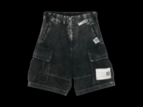 Maison Mihara Yasuhiro Amateur Sewn Cargo Shorts Black