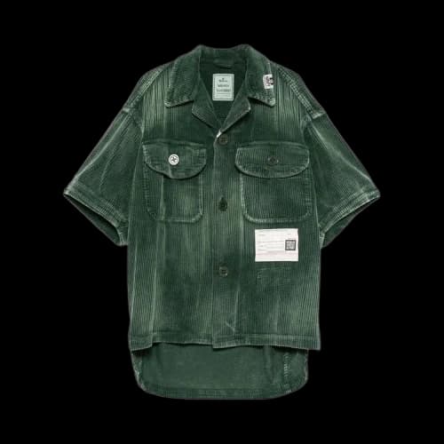 Maison Mihara Yasuhiro Amateur Sewn Short-Sleeve Shirt 'Green'