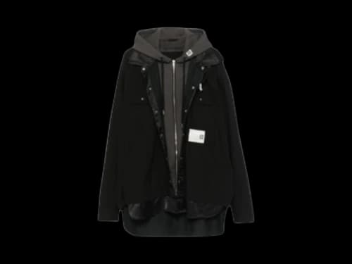 Maison Mihara Yasuhiro Triple Layered Shirt Black