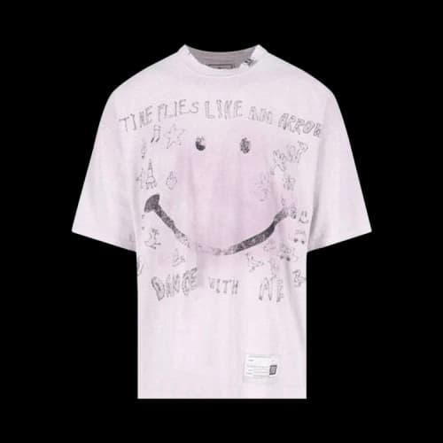 Maison Mihara Yasuhiro Bleached T-Shirt 'Pink'