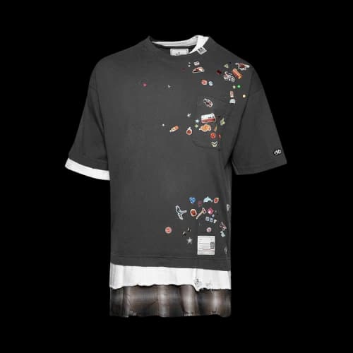 Maison Mihara Yasuhiro Triple Layered Tee 'Black'
