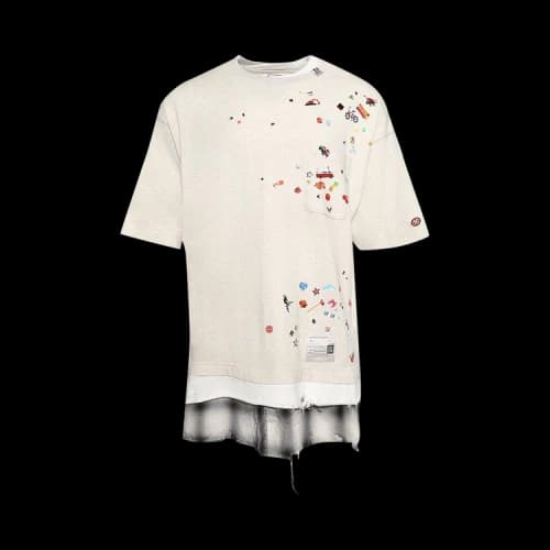 Maison Mihara Yasuhiro Triple Layered Tee 'White'