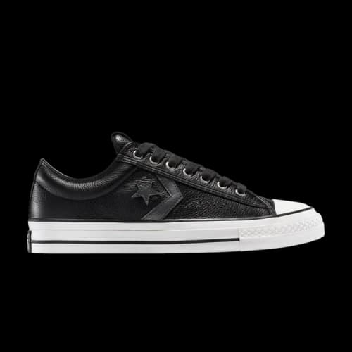 Converse Star Player 76 Low 'Metallic Black Leather'