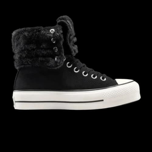 Converse All Star Fold Over Lift Hi 'Black' (Women's)