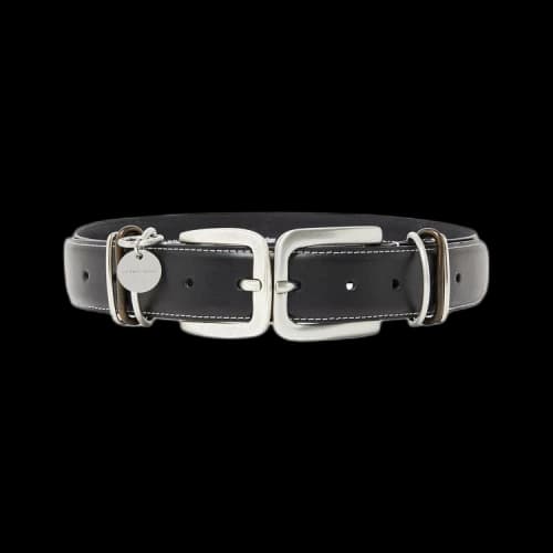 Marine Serre Leather Belt 'Black'