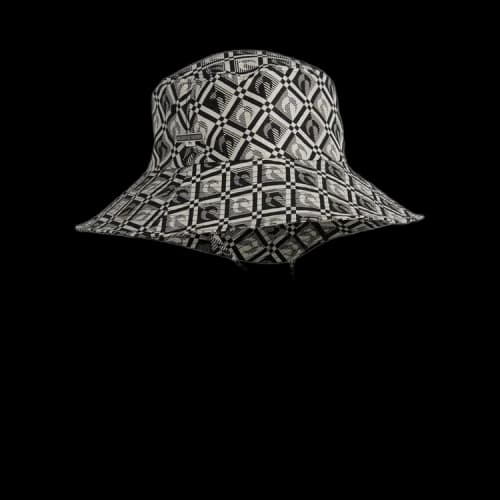 Marine Serre Moon Diamant Regenerated Jacquard Bucket Hat 'Black/White'