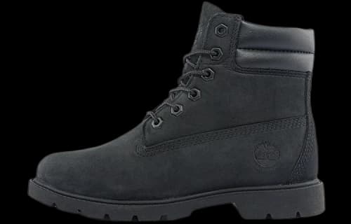 Timberland Linden Woods 6-Inch Double Collar Boots 'Black' (Women's)