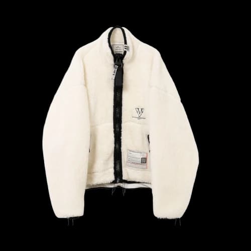 Maison Mihara Yasuhiro Amateur Sewn Like Boa Jacket 'White'