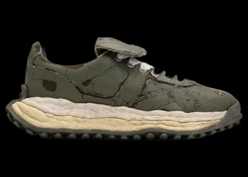 Maison Mihara Yasuhiro Scott OG Sole Film Attached Canvas Low Khaki