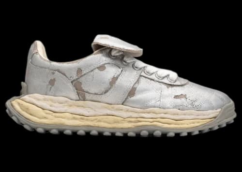 Maison Mihara Yasuhiro Scott OG Sole Film Attached Canvas Low Silver