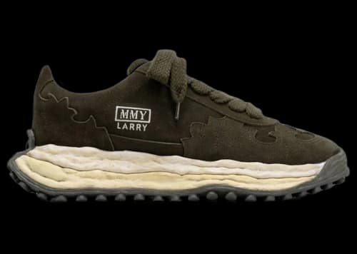 Maison Mihara Yasuhiro Larry OG Sole Western Detail Suede Low Khaki