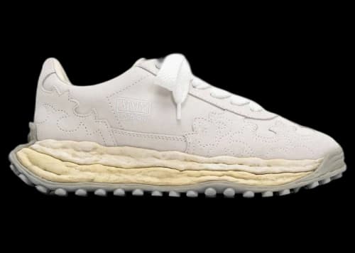Maison Mihara Yasuhiro Larry OG Sole Western Detail Suede Low White