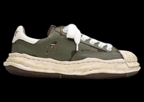 Maison Mihara Yasuhiro Blakey OG Film Attached Canvas Low Khaki