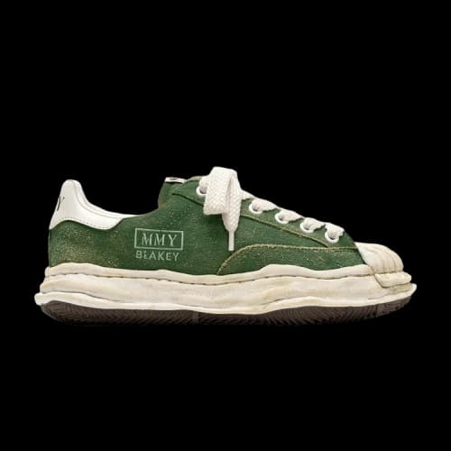 Maison Mihara Yasuhiro Blakey OG Sole Vintage Suede Low Green