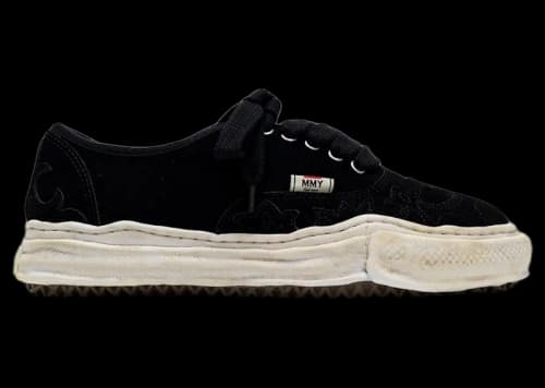 Maison Mihara Yasuhiro Baker OG Sole Western Detail Suede Low Black