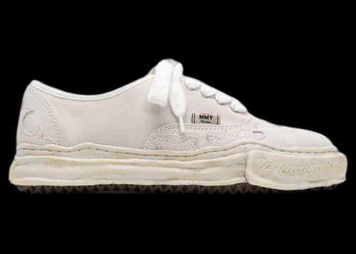 Maison Mihara Yasuhiro Baker OG Sole Western Detail Suede Low White