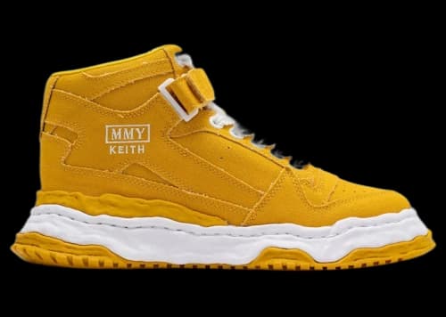 Maison Mihara Yasuhiro Keith OG Sole Canvas High Yellow