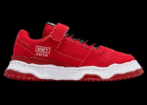 Maison Mihara Yasuhiro Keith OG Sole Canvas Low Red