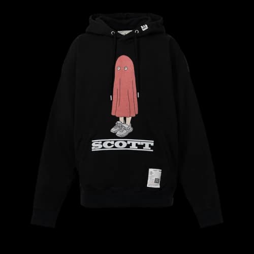 Maison Mihara Yasuhiro Scott Printed Hoodie 'Black'