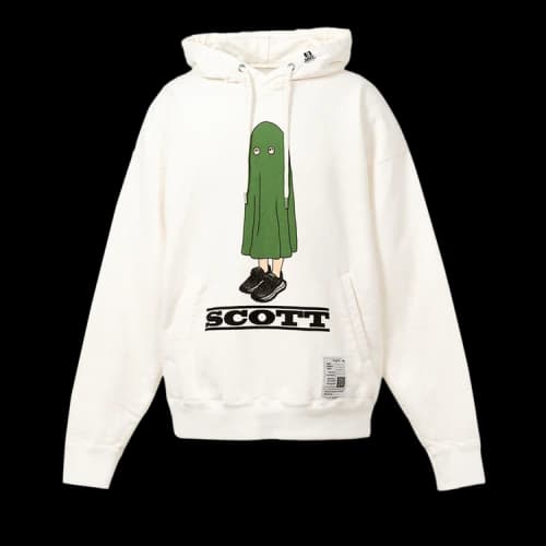 Maison Mihara Yasuhiro Scott Printed Hoodie 'White'