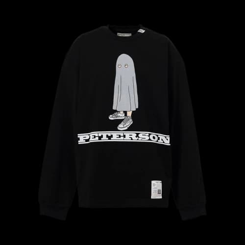 Maison Mihara Yasuhiro Peterson Printed Long-Sleeve Tee 'Black'
