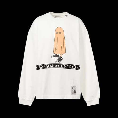 Maison Mihara Yasuhiro Peterson Printed Long-Sleeve Tee 'White'