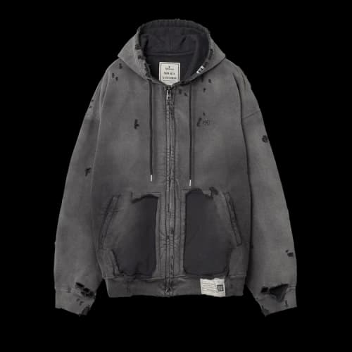 Maison Mihara Yasuhiro Sun Faded Parka 'Black'