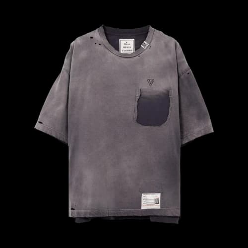 Maison Mihara Yasuhiro Sun Faded Tee 'Black'