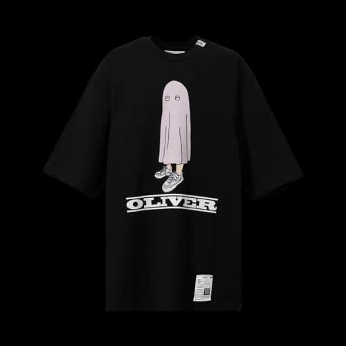 Maison Mihara Yasuhiro Oliver Printed Tee 'Black'