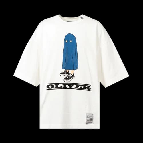 Maison Mihara Yasuhiro Oliver Printed Tee 'White'