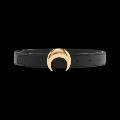 Marine Serre Moon Buckle Belt 'Black'