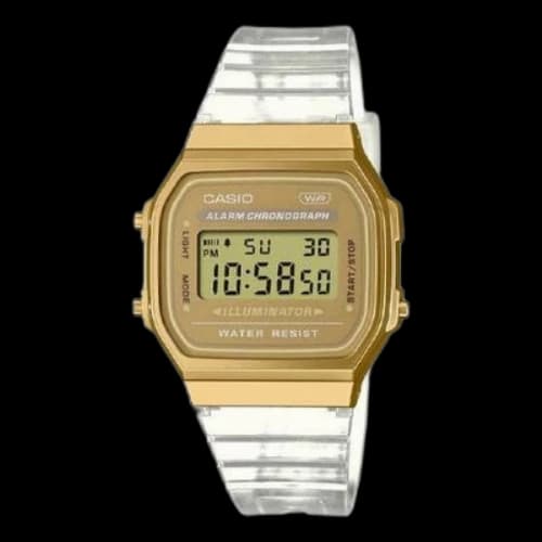 CASIO Digital 'Clear Gold'