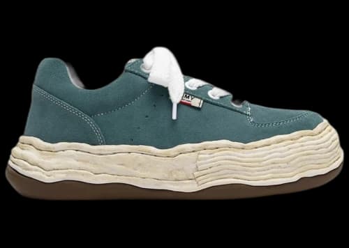Maison Mihara Yasuhiro Oliver OG Distressed Sole Suede Low Blue
