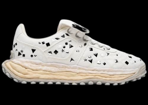 Maison Mihara Yasuhiro Scott OG Sole Embellished Canvas Low White