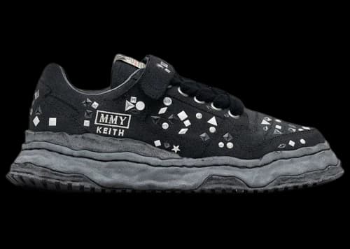 Maison Mihara Yasuhiro Keith OG Sole Embellished Canvas Black