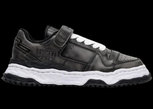 Maison Mihara Yasuhiro Keith OG Sole Vintage Leather Effect Low Black