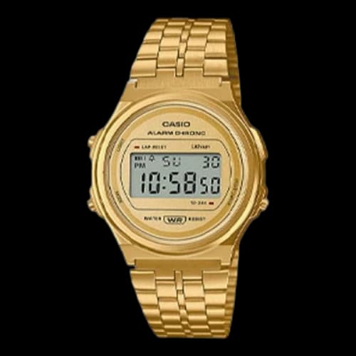 CASIO Digital Circle Watch 'Gold'
