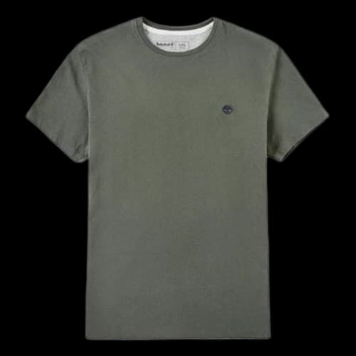 Timberland Round Neck Outdoor Short Sleeve Green