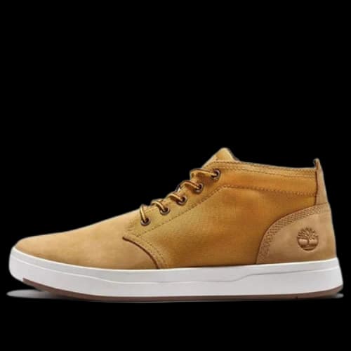 Timberland Davis Square Chukka Leather and Fabric Boots 'Wheat'