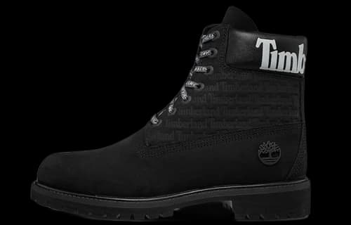 Timberland 6-Inch Premium Logo Wide-Fit Boots 'Black Nubuck'