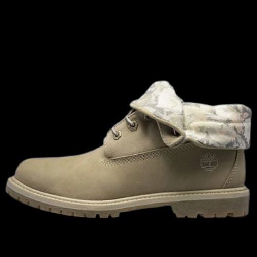 Timberland Roll Top Wide Fit Boots Basic 'Beige White Camouflage' (Women's)