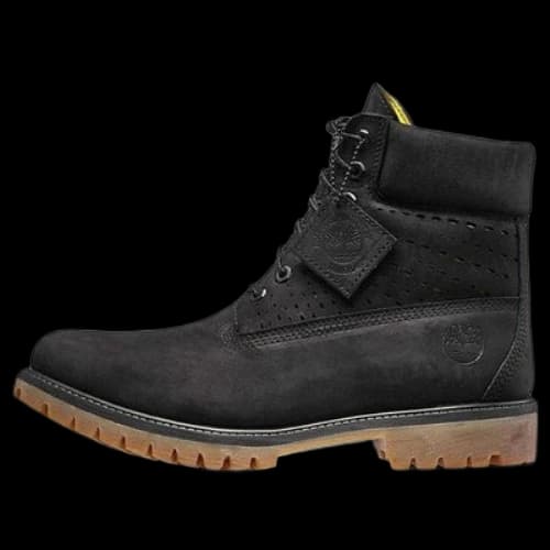 Timberland 6-Inch Premium Perforated Boot 'Black Nubuck'
